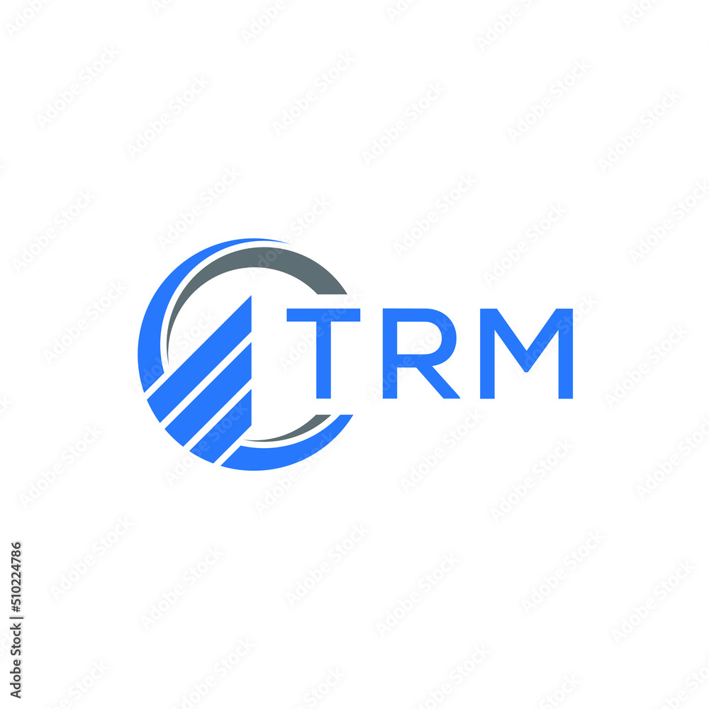 TRM Flat accounting logo design on white background. TRM creative initials Growth graph letter logo concept. TRM business finance logo design. TRM Flat accounting logo design on white background. TRM creative initials Growth graph letter logo concept. TRM business finance logo design.