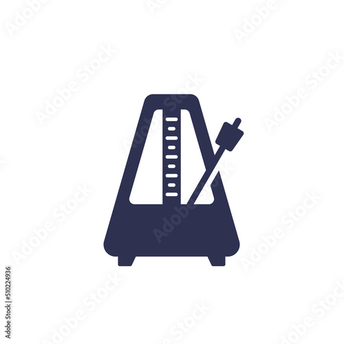 metronome with a pendulum icon