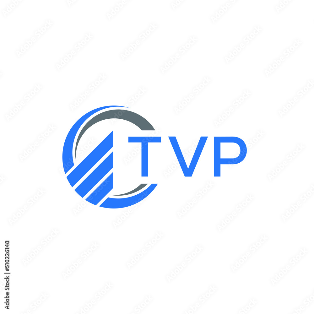 TVP Flat accounting logo design on white background. TVP creative initials Growth graph letter logo concept. TVP business finance logo design. TVP Flat accounting logo design on white background. TVP creative initials Growth graph letter logo concept. TVP business finance logo design.