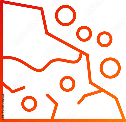 Snow Avalanche Icon Style