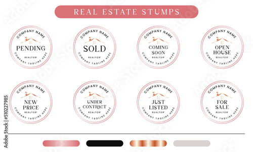 Real Estate Watermarks, Real Estate Badges, Realtor Logo, Sold Watermark, Just Listed Realtor Watermark, Open House Watermark