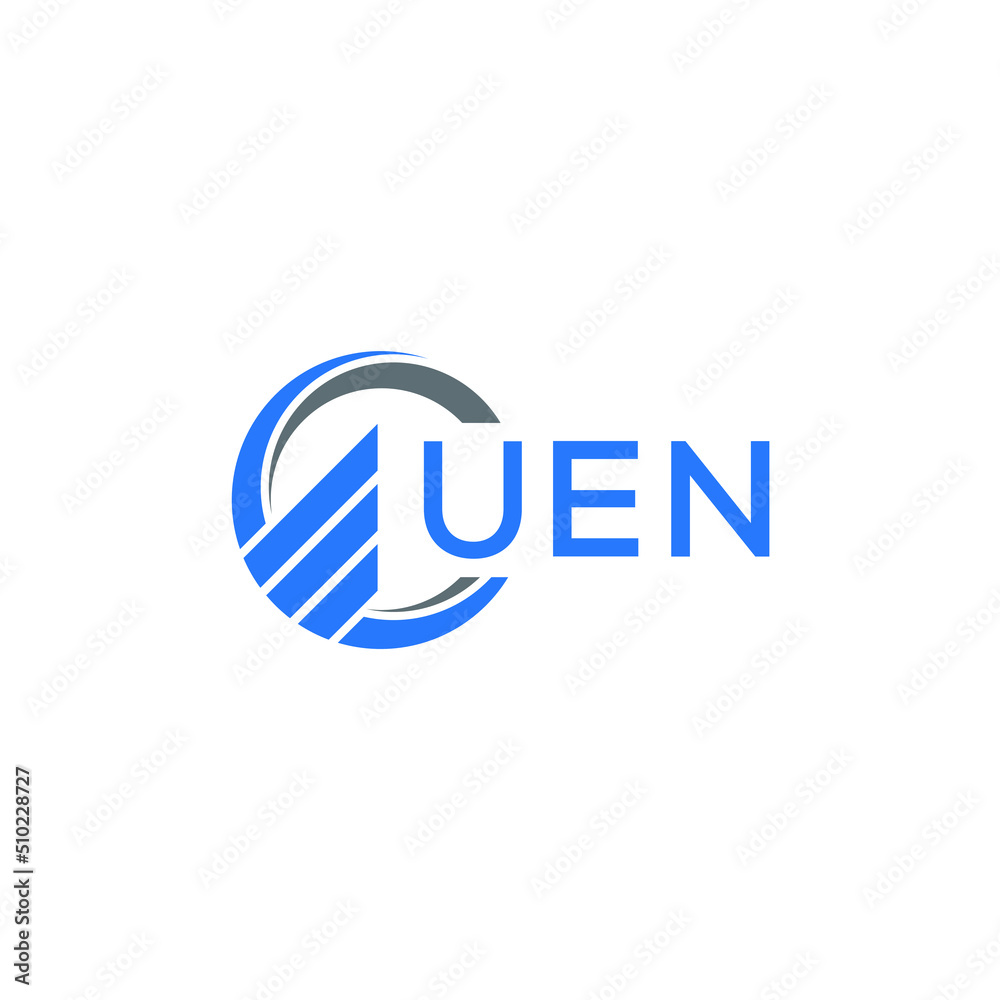 UEN Flat accounting logo design on white background. UEN creative initials Growth graph letter logo concept. UEN business finance logo design. UEN Flat accounting logo design on white background. UEN creative initials Growth graph letter logo concept. UEN business finance logo design.