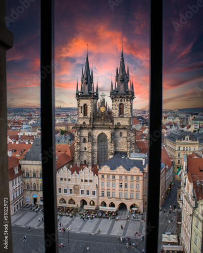 Photography Týnkerk in Prague