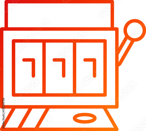 Slot Machine Icon Style