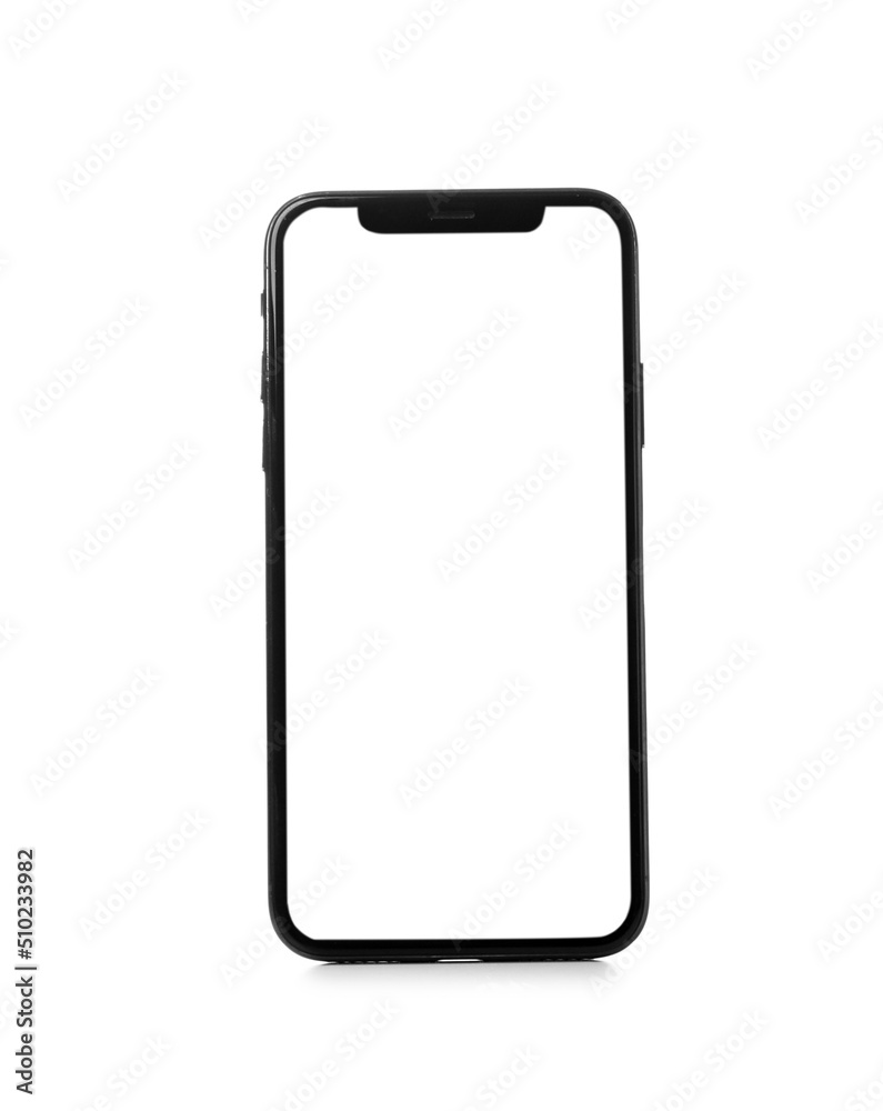 Modern smartphone isolated on white Modern smartphone isolated on white