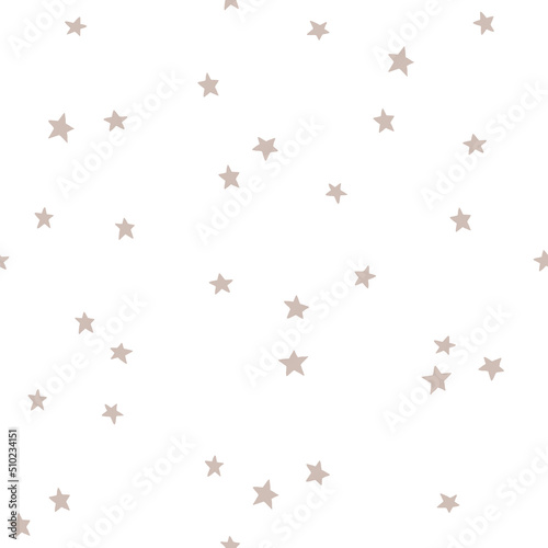 Seamless pattern with stars