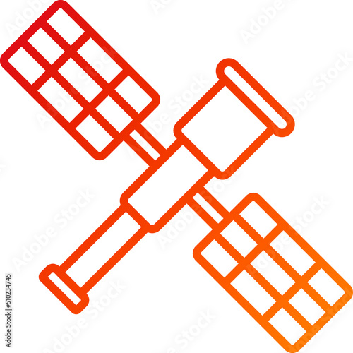 Hubble Telescope Icon Style