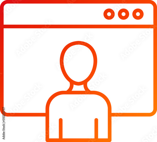 Page Visitors Icon Style