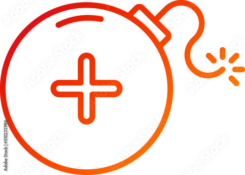 Pirate Bomb Icon Style