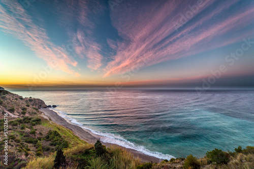 Amanecer en Maro Nerja photo
