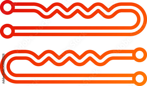 Hair Pin Icon Style