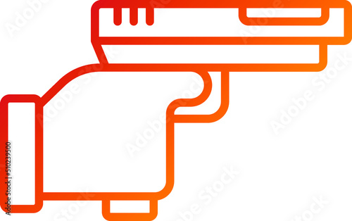 Police Shooting Icon Style