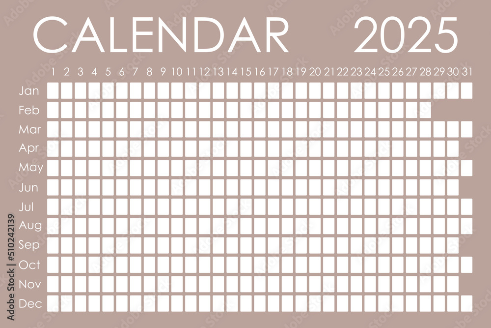 2025 calendar planner. Corporate design week. Isolated on color background. Moon calendar. Place for stickers 2025 calendar planner. Corporate design week. Isolated on color background. Moon calendar. Place for stickers