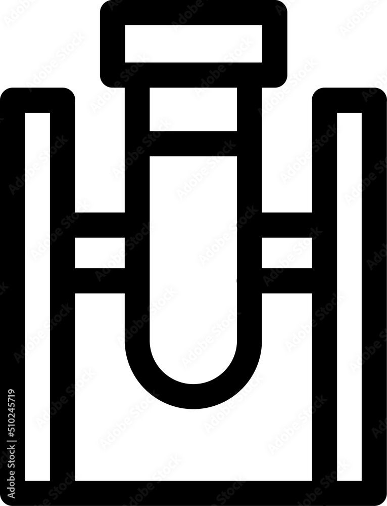 icon illustration of Test tube - Single high quality outline black style for web design or mobile app. icon illustration of Test tube - Single high quality outline black style for web design or mobile app.