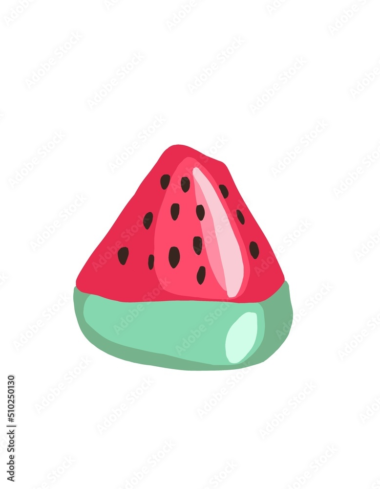 watermelon isolated on white background, clipping path, full depth of field watermelon isolated on white background, clipping path, full depth of field
