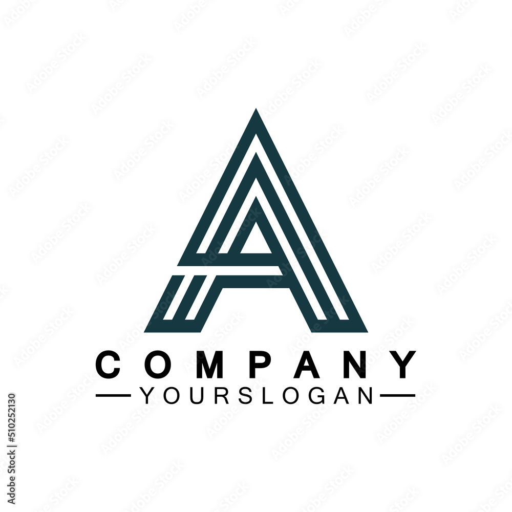 Letter A Monogram Logo Design, Brand Identity Logos Designs Vector Illustration Template Letter A Monogram Logo Design, Brand Identity Logos Designs Vector Illustration Template