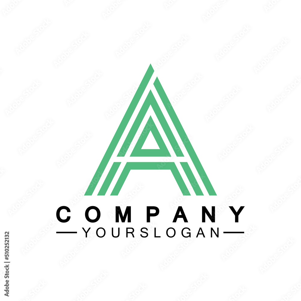 Letter A Monogram Logo Design, Brand Identity Logos Designs Vector Illustration Template Letter A Monogram Logo Design, Brand Identity Logos Designs Vector Illustration Template