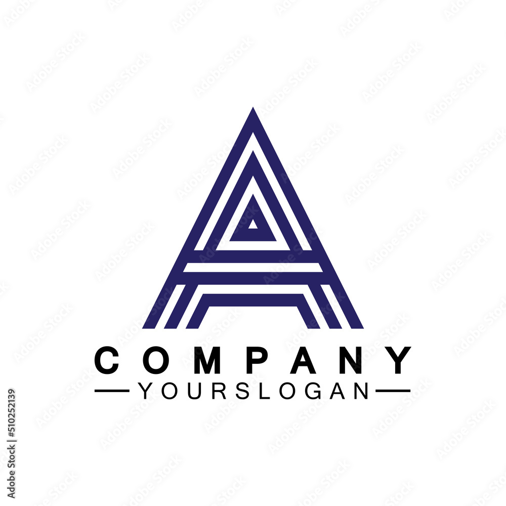 Letter A Monogram Logo Design, Brand Identity Logos Designs Vector Illustration Template Letter A Monogram Logo Design, Brand Identity Logos Designs Vector Illustration Template