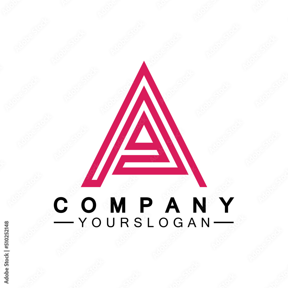Letter A Monogram Logo Design, Brand Identity Logos Designs Vector Illustration Template Letter A Monogram Logo Design, Brand Identity Logos Designs Vector Illustration Template