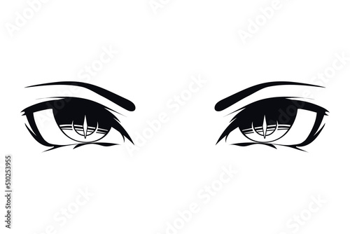 anime female eyes