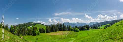 Landschaft im Bregenzer Wald in Vorarlberg, Österreich