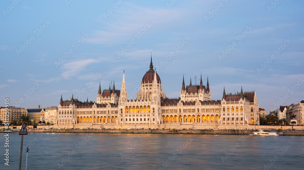 Fototapeta premium The Hungarian Parliament Building in Budapest