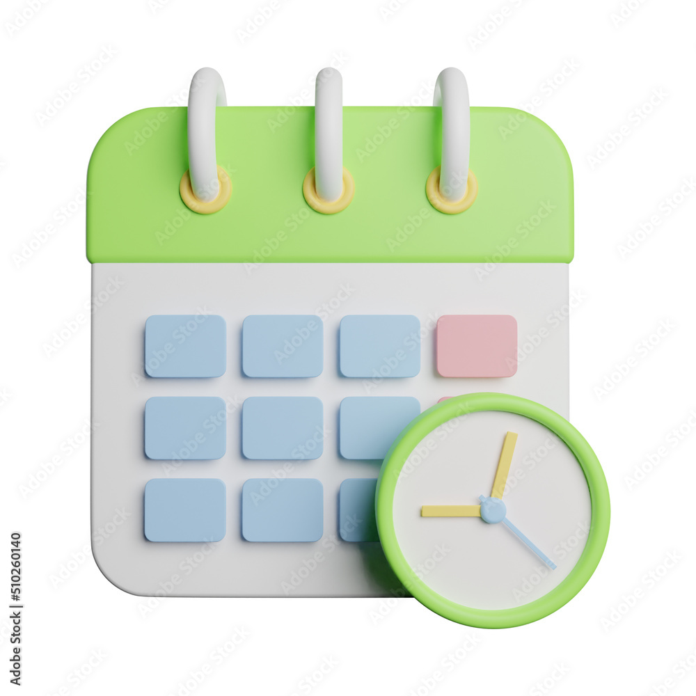 3D Rendering Illustration Schedule Photo HD 3D Rendering Illustration Schedule Photo HD