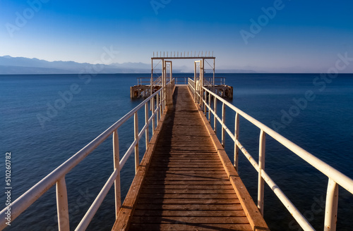 Pier on the southern coast of Eilat © luciano