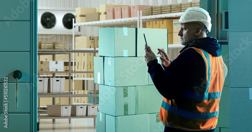 Delivery service warehouse....