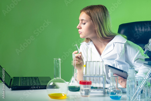 Medical student. Young woma...
