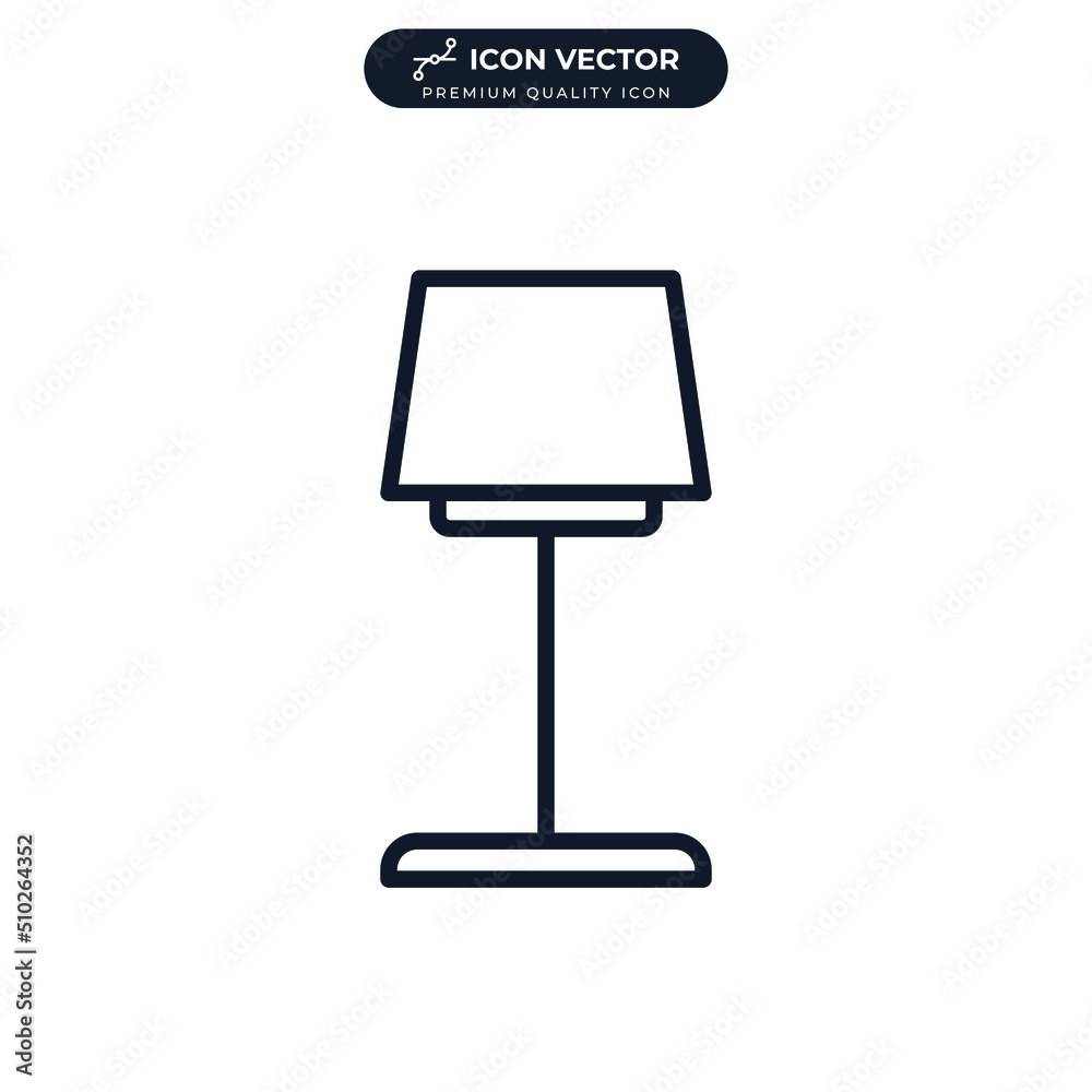 floor lamp icon symbol template for graphic and web design collection logo vector illustration floor lamp icon symbol template for graphic and web design collection logo vector illustration