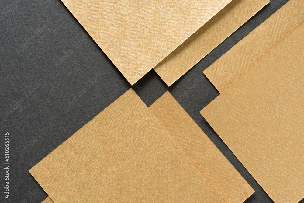 background with gold toned paper and gray space background with gold toned paper and gray space