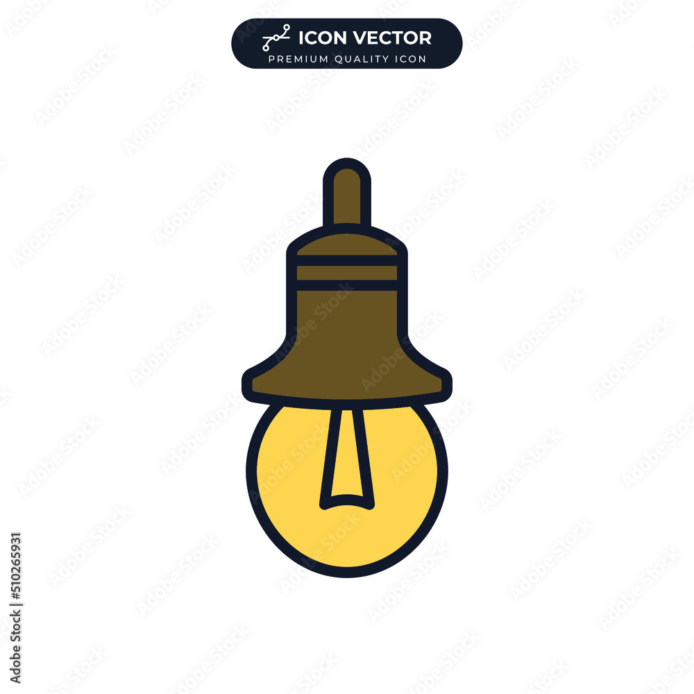 pendant lamp icon symbol template for graphic and web design collection logo vector illustration pendant lamp icon symbol template for graphic and web design collection logo vector illustration