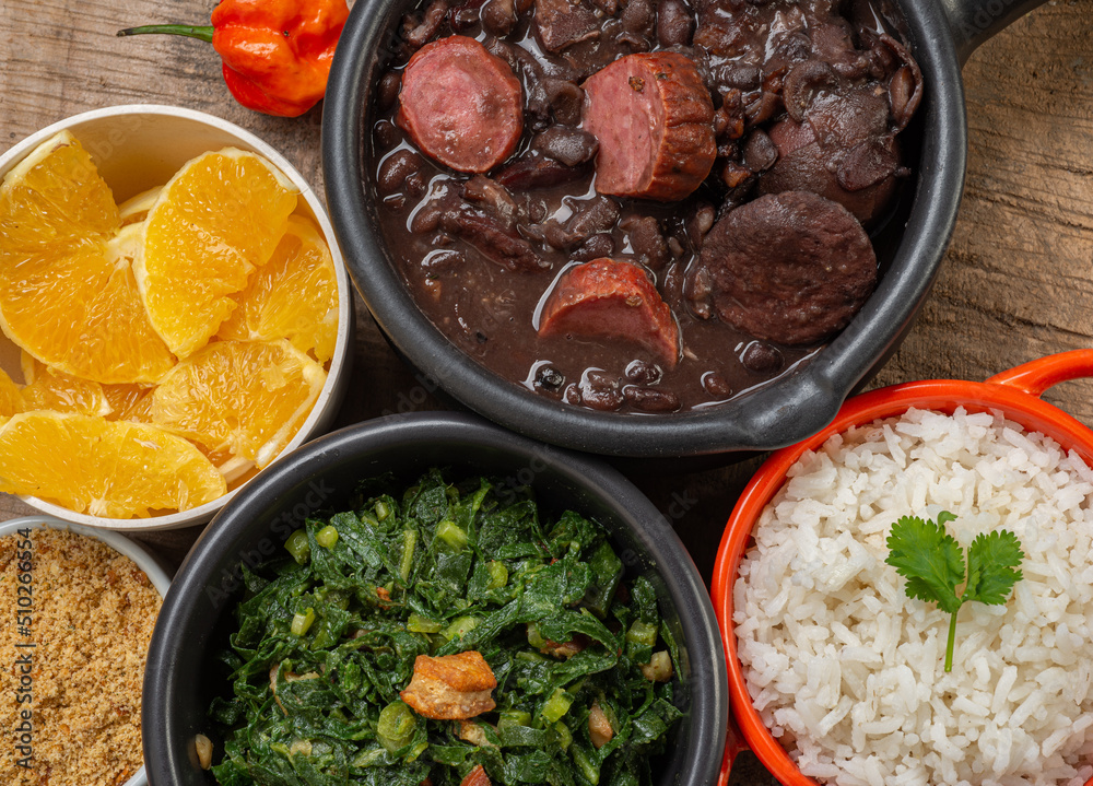 FEIJOADA: typical and traditional food of Brazilian cuisine, served ...