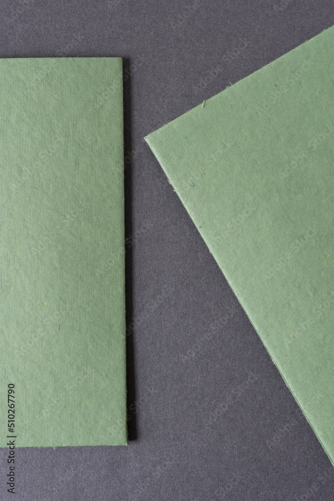 green paper background (two cards) green paper background (two cards)