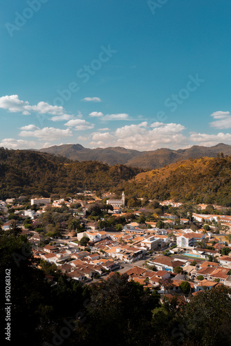 Águas da Prata, São Paulo, Brasil: Cidade de Águas da Prata no estado de São Paulo, vista do mirante do Cristo. © Fagner Martins