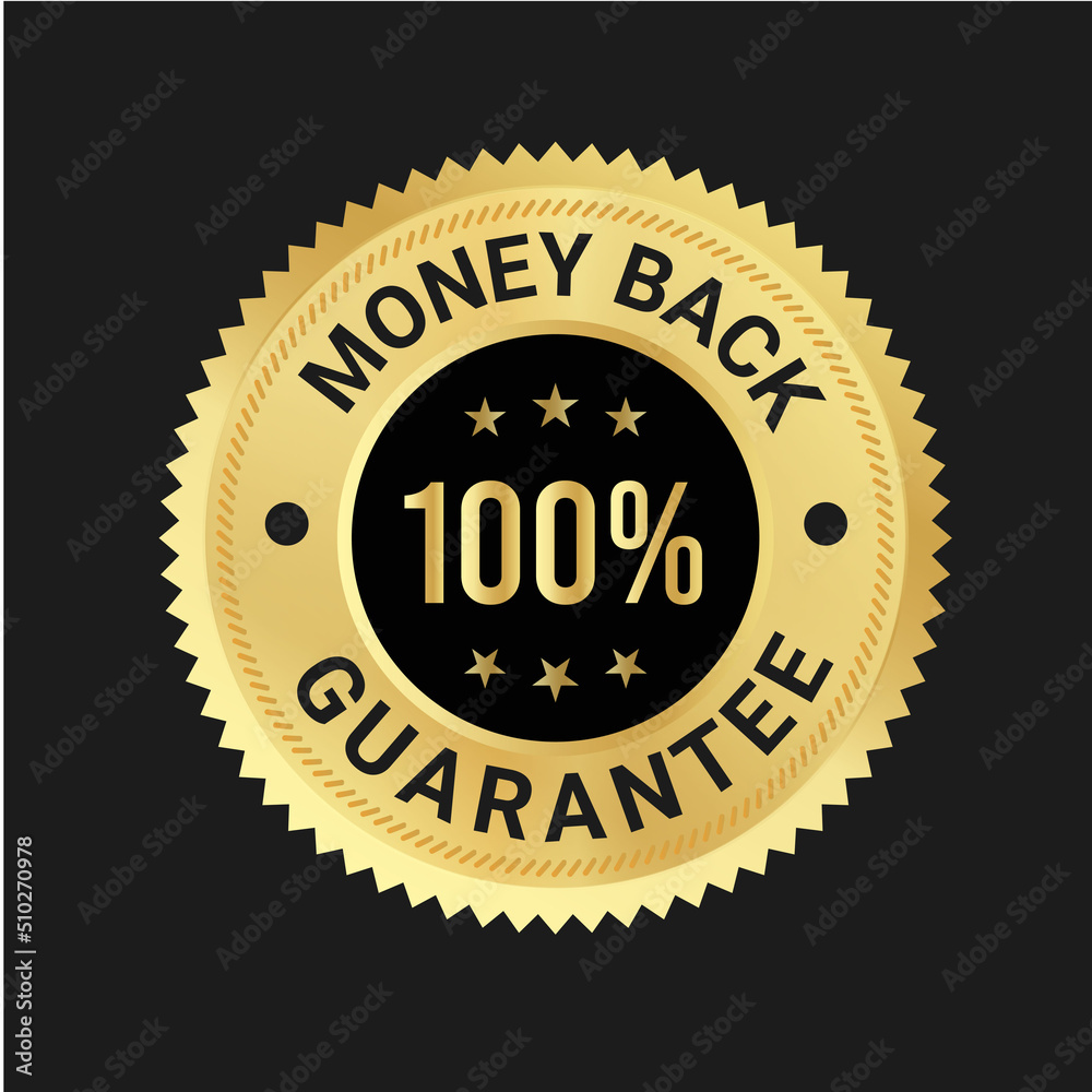 100% Money back Guaranteed, trust badge vector design, money back logo design, money back guaranteed
100% Money back Guaranteed, trust badge vector design, money back logo design, money back guaranteed