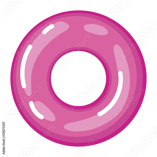 purple lifesaver design