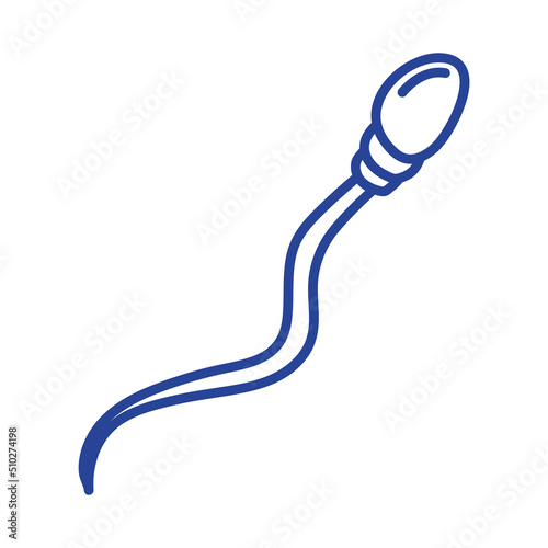 blue sperm design