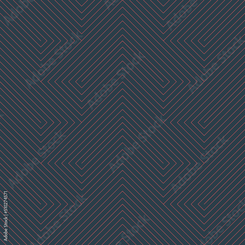 Classic Elegant Linear Strict Seamless Pattern Vector Abstract Background. Geometric Thin Lines Sophisticated Structure Subtle Texture Repetitive Wallpaper. Line Art Graphic Vintage Color Illustration
