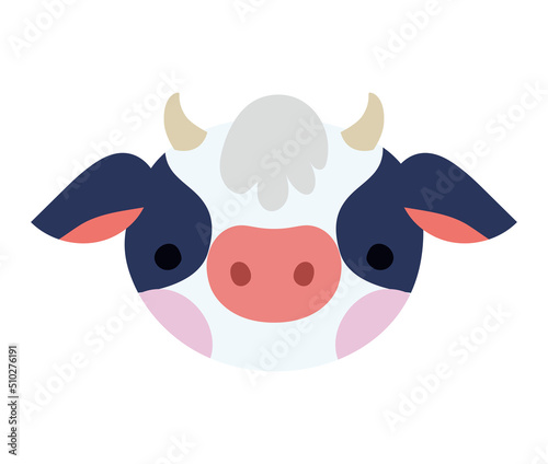 cow face design