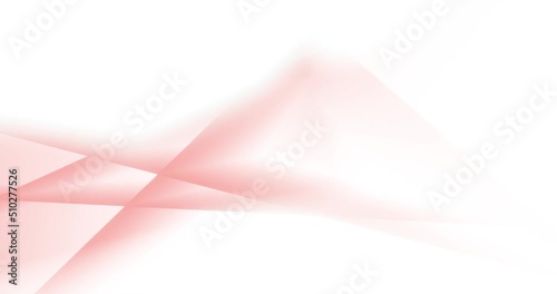 3d render with abstract light red and white surface