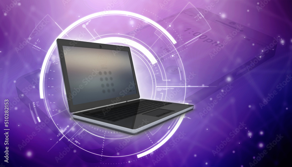 3d rendering new Laptop technology
3d rendering new Laptop technology