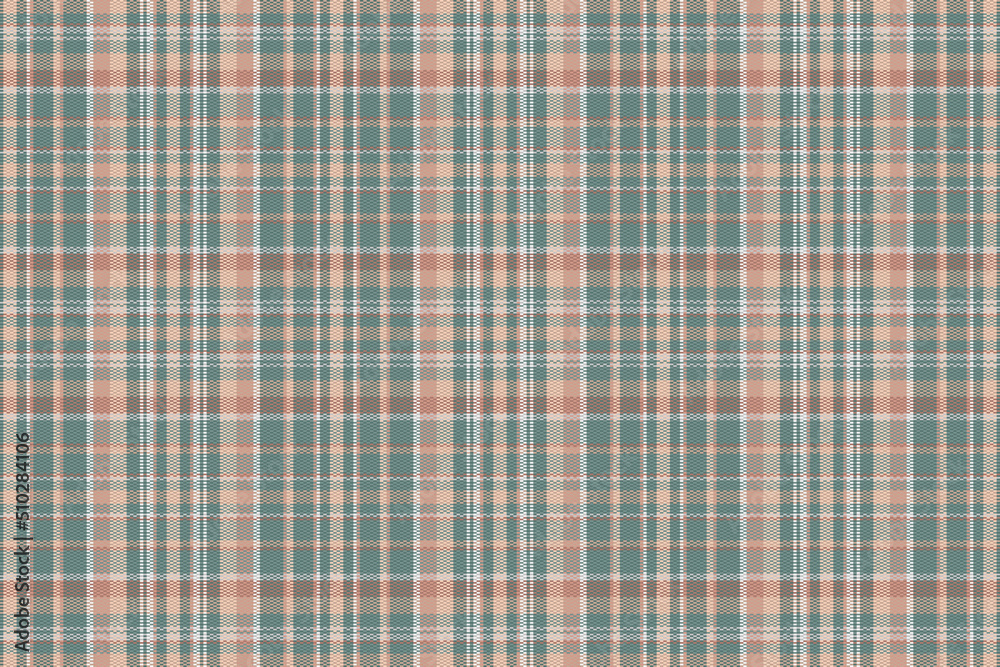 Tartan plaid pattern with texture and warm color.