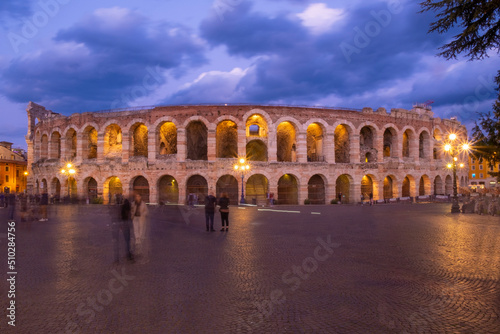 The Arena di Verona at night - Italy