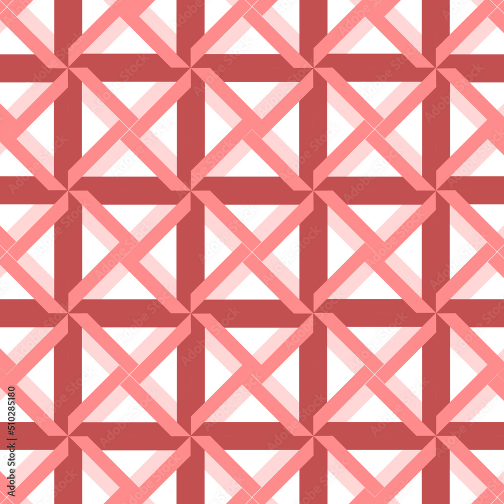 Fototapeta premium seamless red windmill with red grid pattern