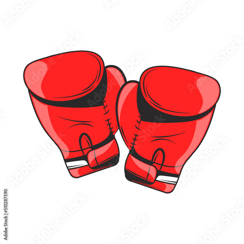 red boxing gloves