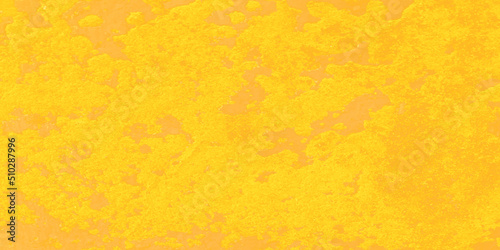 Nice and stain covered watercolor shades yellow painted wall background, Light yellow seamless grunge texture with scratches, beautiful yellow background with creative and blurry grunge texture.