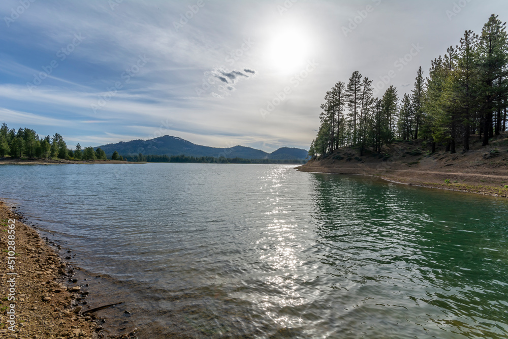 Lake Davis is located 7 miles north of Portola, California.