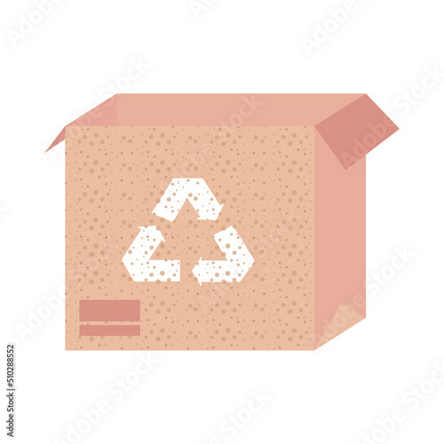 recycle cardboard box